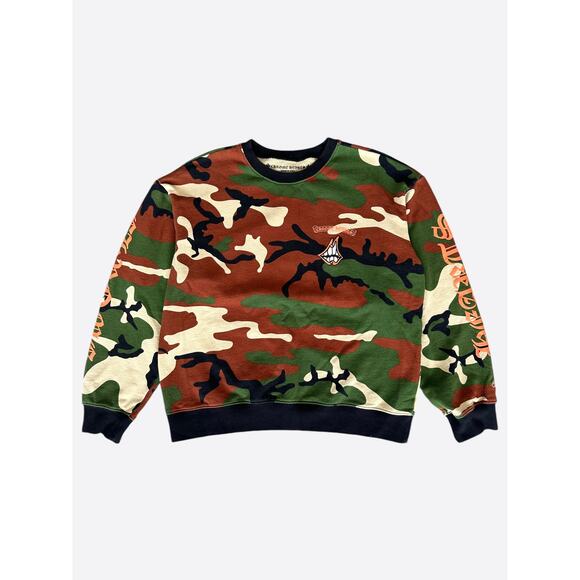 Chrome Hearts Matty Boy Camouflage Caution Sweater - Picture 1 of 9
